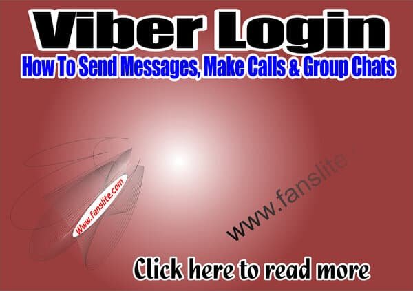 Viber Login – How To Send Messages, Make Calls & Group Chats