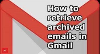 How You Can Find Archived Mails On Gmail