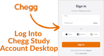 Steps to Log in to Chegg Account